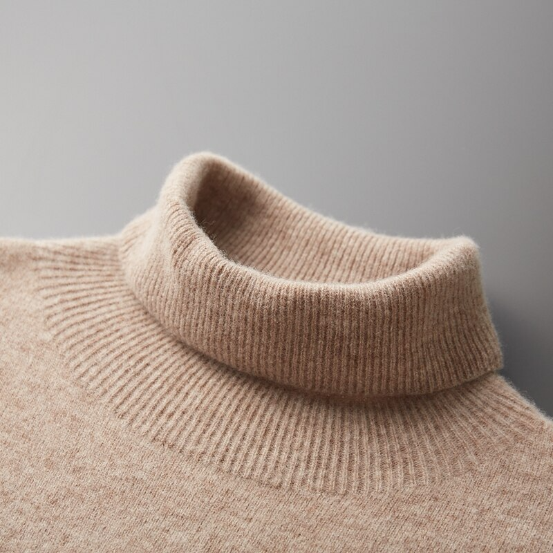 Lukas | Mens Roll Neck Jumper | Womens Black Roll Neck Jumper | Roll Neck 4