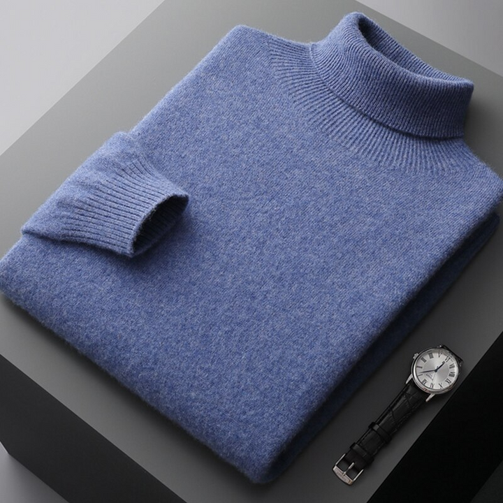 Lukas | Mens Roll Neck Jumper | Womens Black Roll Neck Jumper | Roll Neck 7