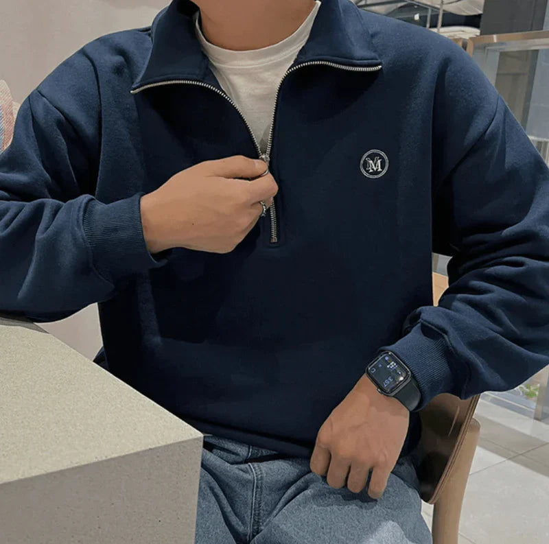 Marco | Half Zip | Casual Wear | Cotton Blend | Stylish Layering 5