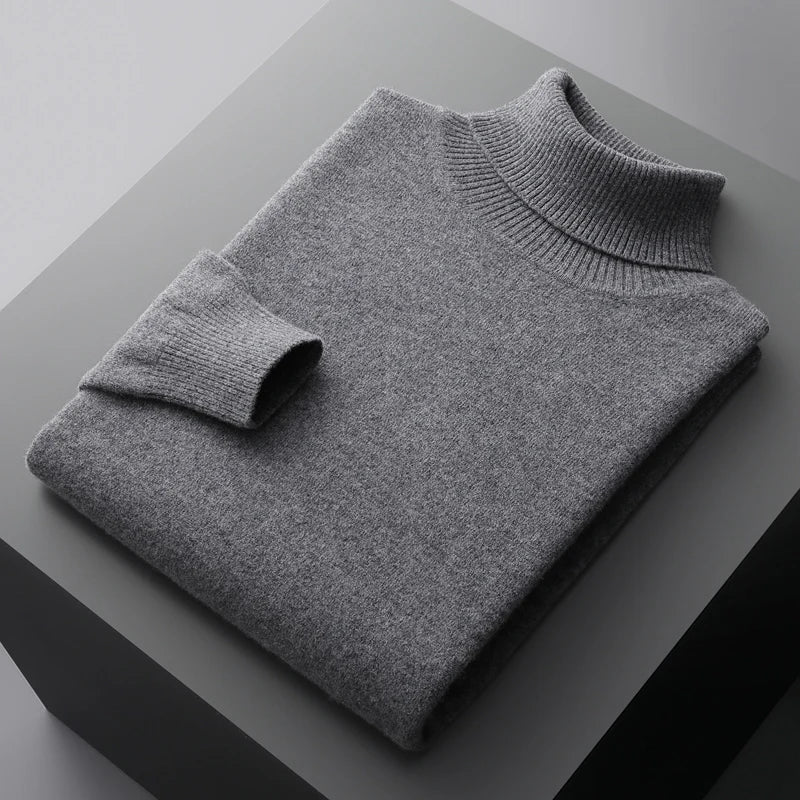 Marco | Wool Turtleneck | Premium Wool Sweater | Lightweight Comfort 10