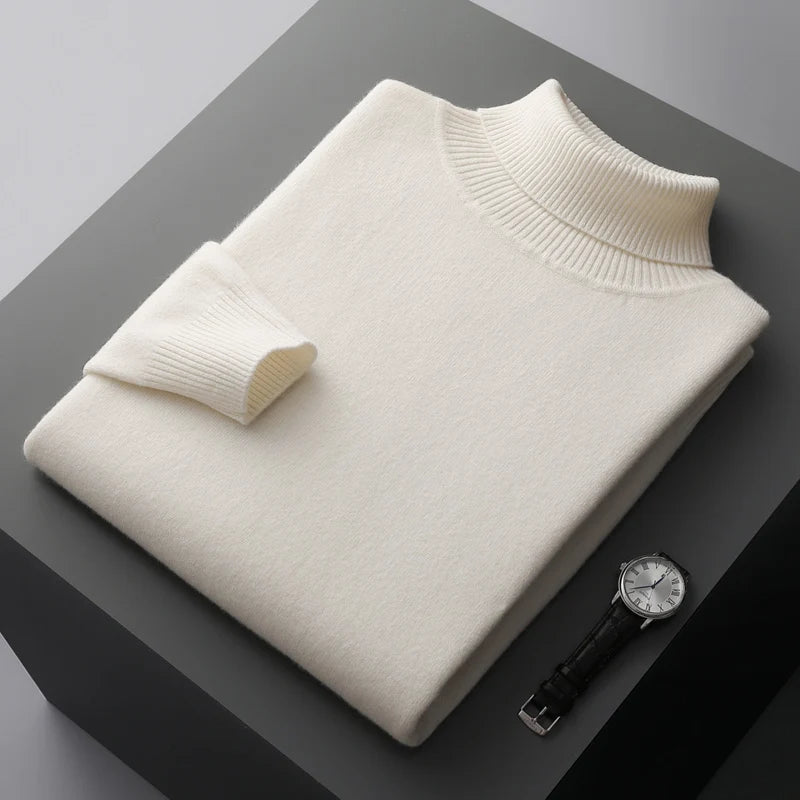 Marco | Wool Turtleneck | Premium Wool Sweater | Lightweight Comfort 7