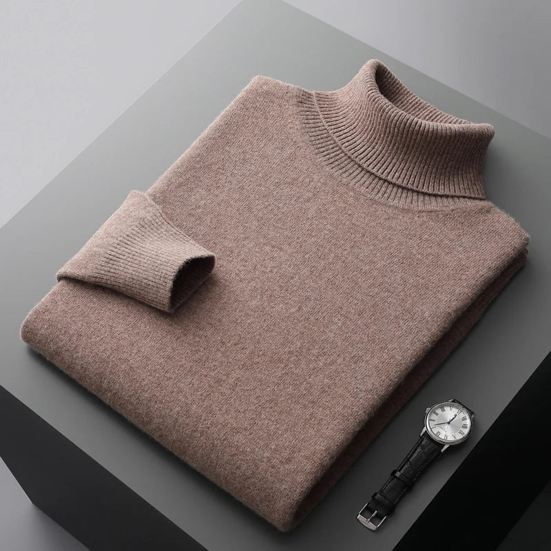 Marco | Wool Turtleneck | Premium Wool Sweater | Lightweight Comfort 8