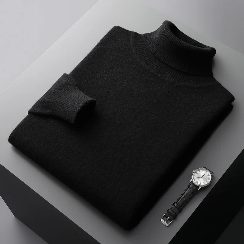 Marco | Wool Turtleneck | Premium Wool Sweater | Lightweight Comfort 9