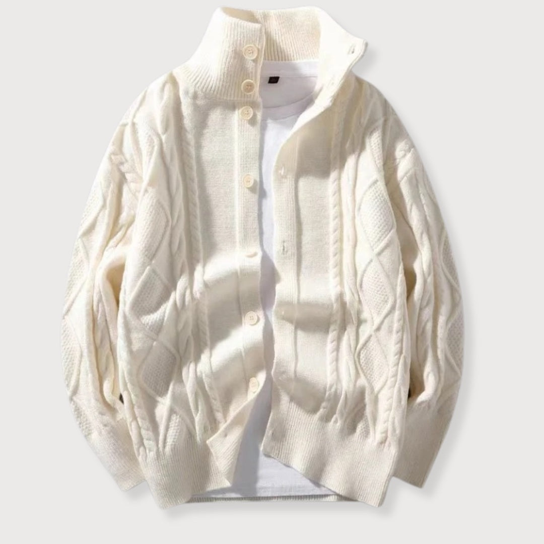 Maxwell | Men's Waistcoat | Waistcoat | Stylish Cable Knit Design 3