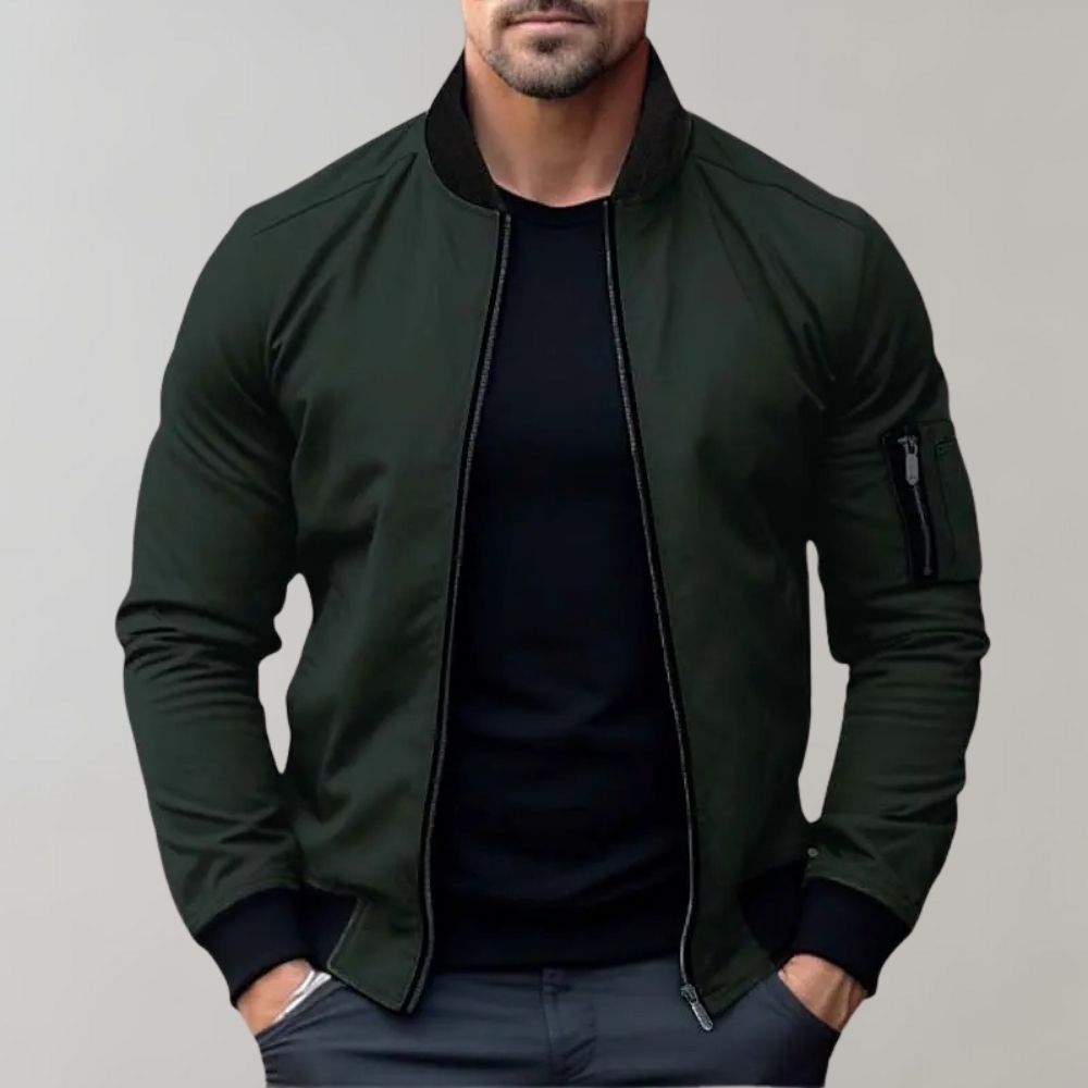 Maxwell | Mens Bomber Jacket | Black Bomber Jacket | Stylish Bomber 2
