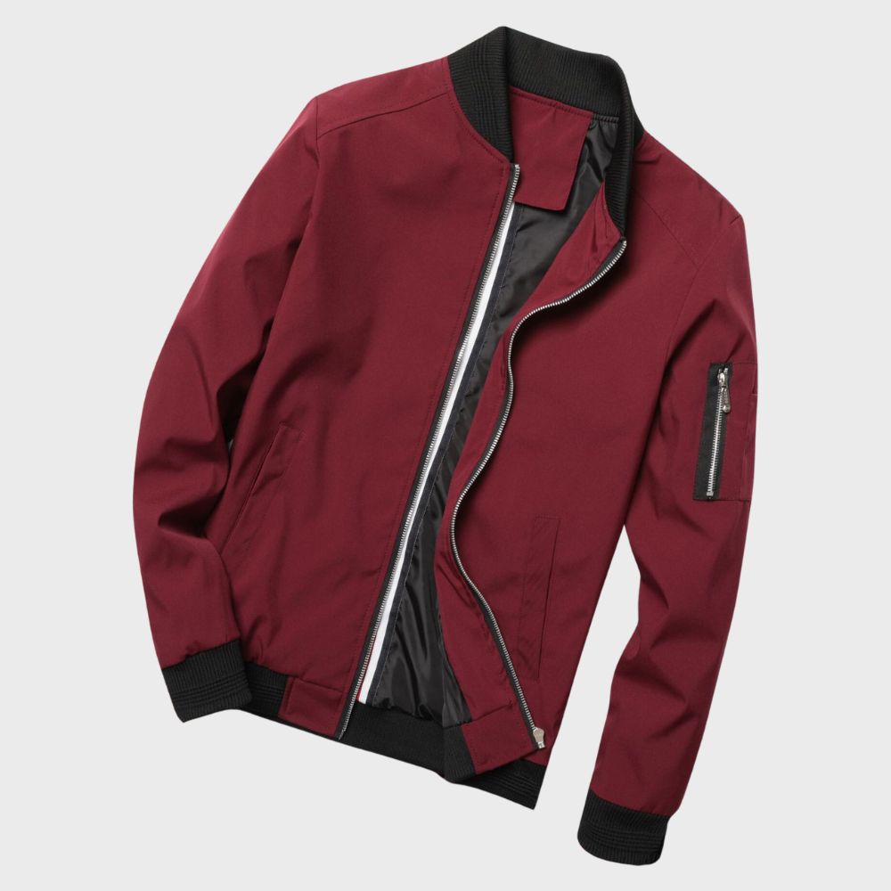 Maxwell | Mens Bomber Jacket | Black Bomber Jacket | Stylish Bomber 5