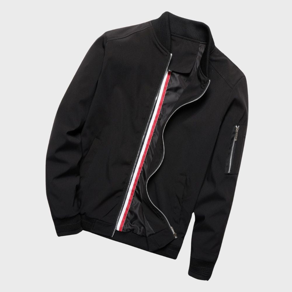 Maxwell | Mens Bomber Jacket | Black Bomber Jacket | Stylish Bomber 7