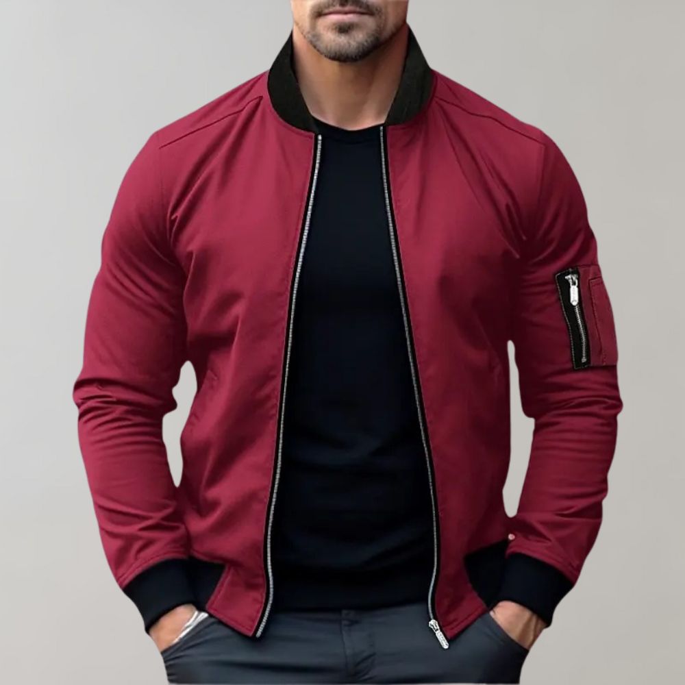 Maxwell | Mens Bomber Jacket | Black Bomber Jacket | Stylish Bomber 9