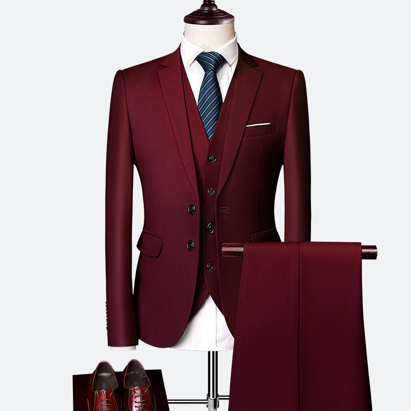 Aidan | Men's Suit | Wedding Suits for Men | Elegant Three-Part Ensemble 11