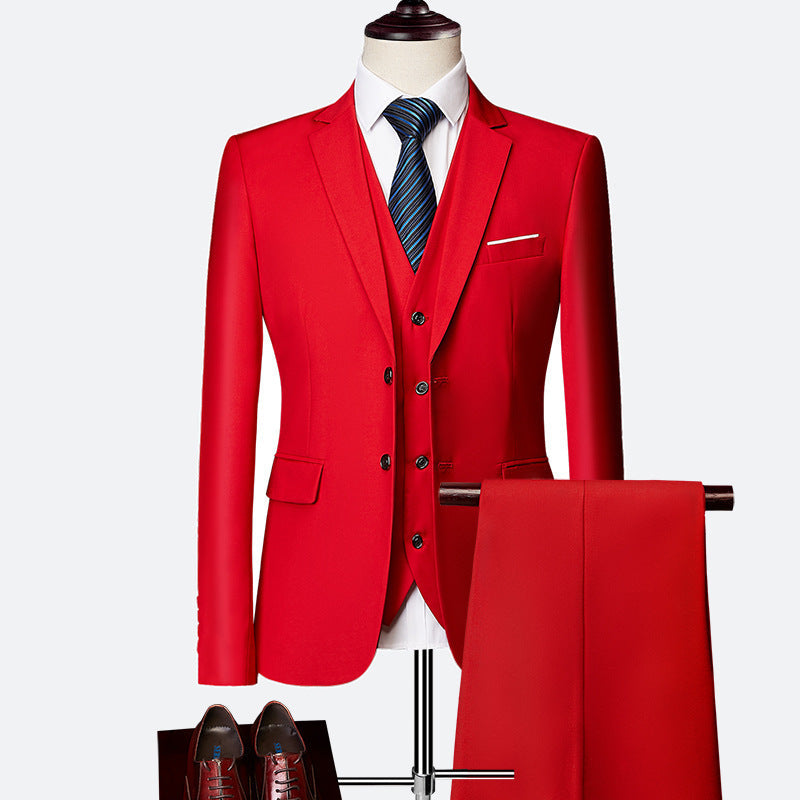 Aidan | Men's Suit | Wedding Suits for Men | Elegant Three-Part Ensemble 8