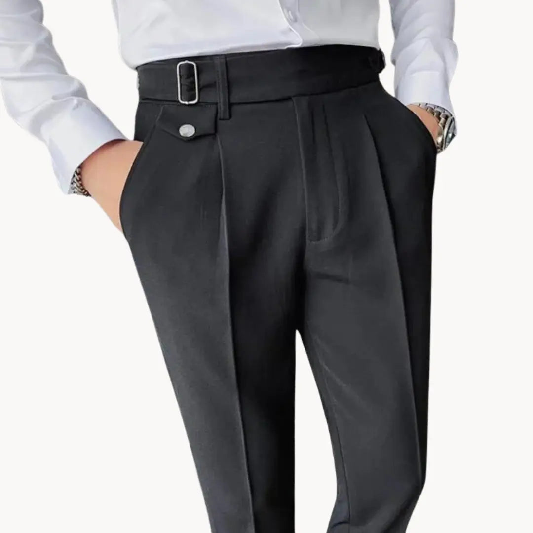 Alessandro | Trousers | Adjustable Waistband | Tailored Fit 10