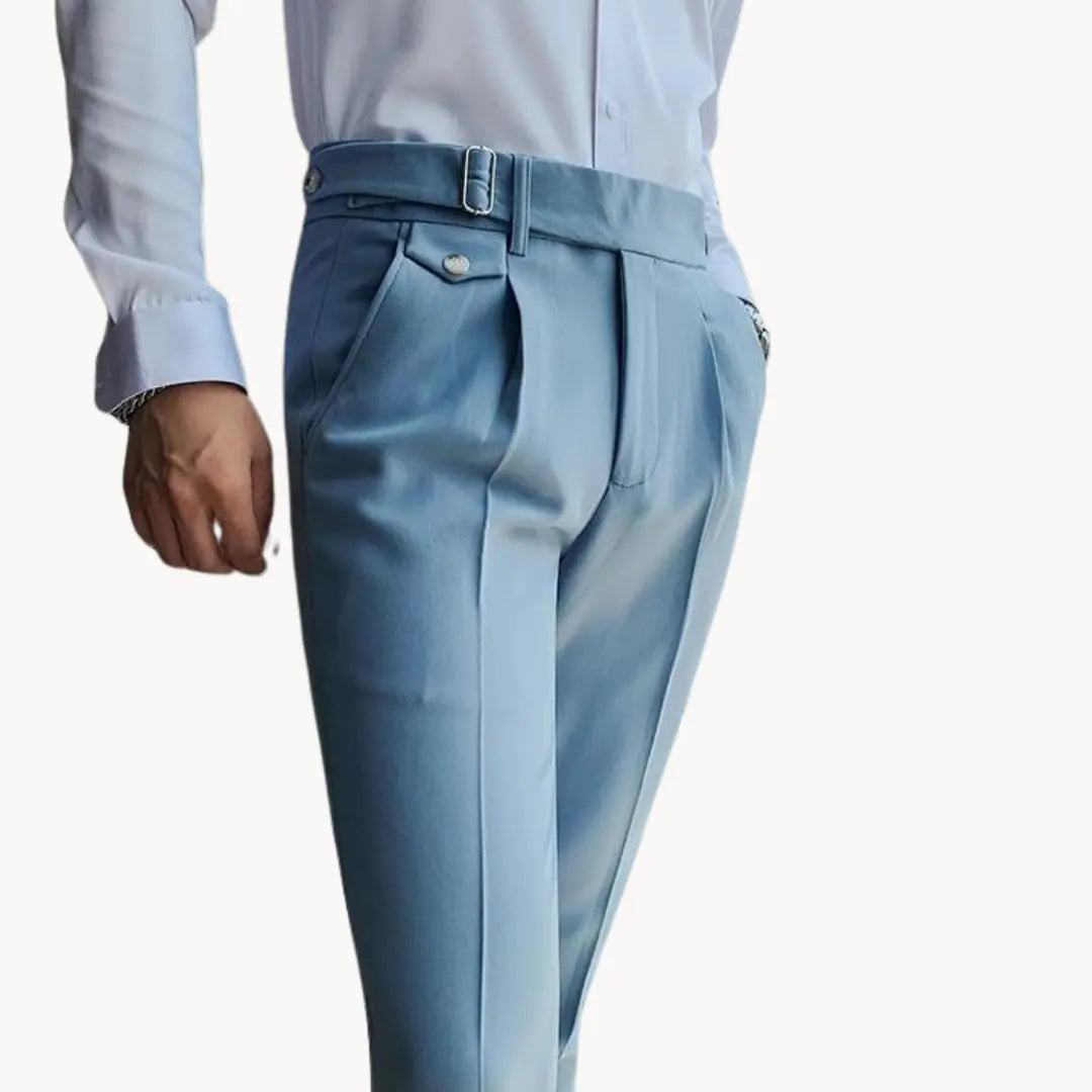 Alessandro | Trousers | Adjustable Waistband | Tailored Fit 6