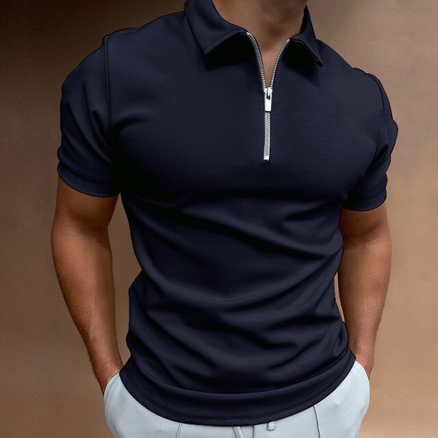 Alex | Casual Polo Shirt | Zippered Polo | Comfortable Men's Polo 1