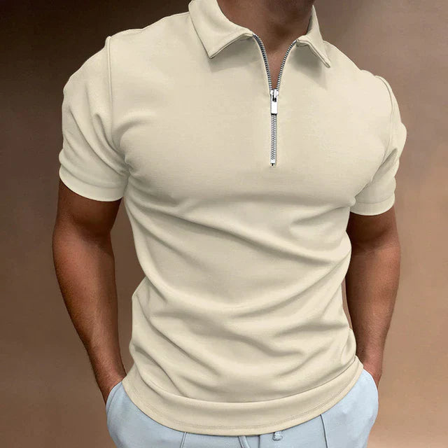 Alex | Casual Polo Shirt | Zippered Polo | Comfortable Men's Polo 10