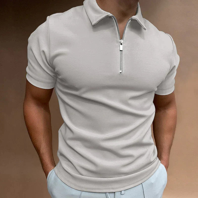 Alex | Casual Polo Shirt | Zippered Polo | Comfortable Men's Polo 11