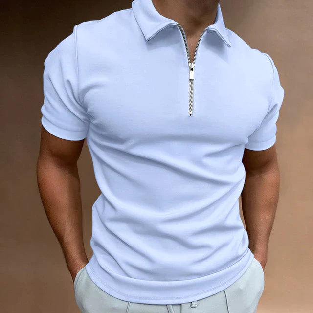 Alex | Casual Polo Shirt | Zippered Polo | Comfortable Men's Polo 13