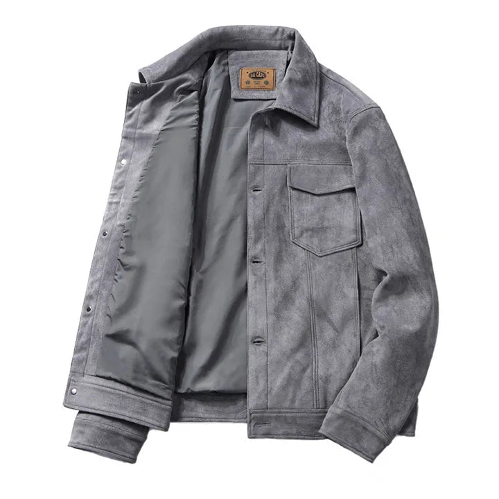 Brandt | Men's Jacket | Mens Coats | Casual Suede Outerwear 0