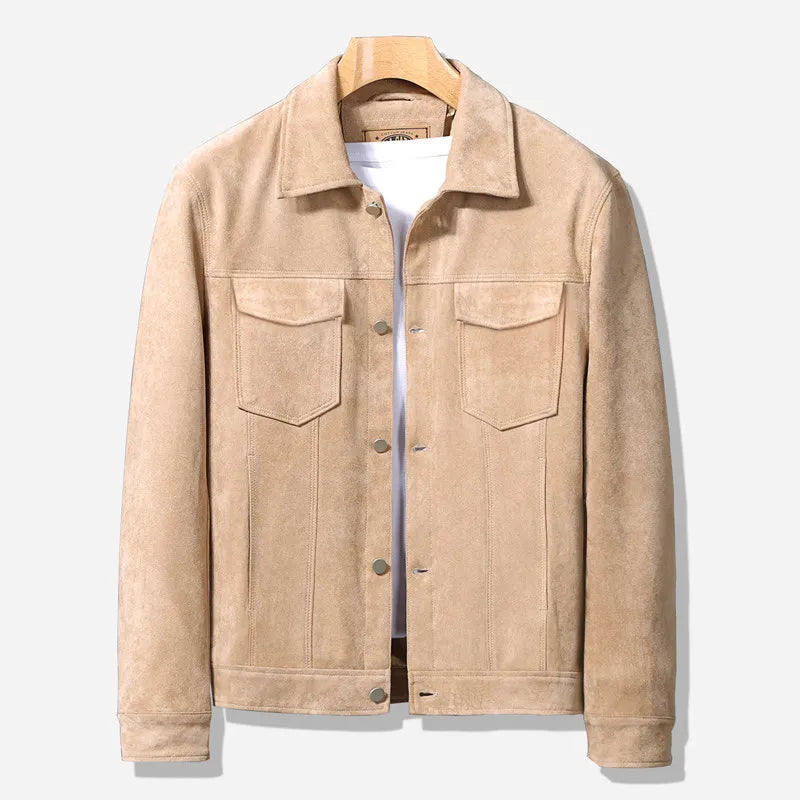 Brandt | Men's Jacket | Mens Coats | Casual Suede Outerwear 2