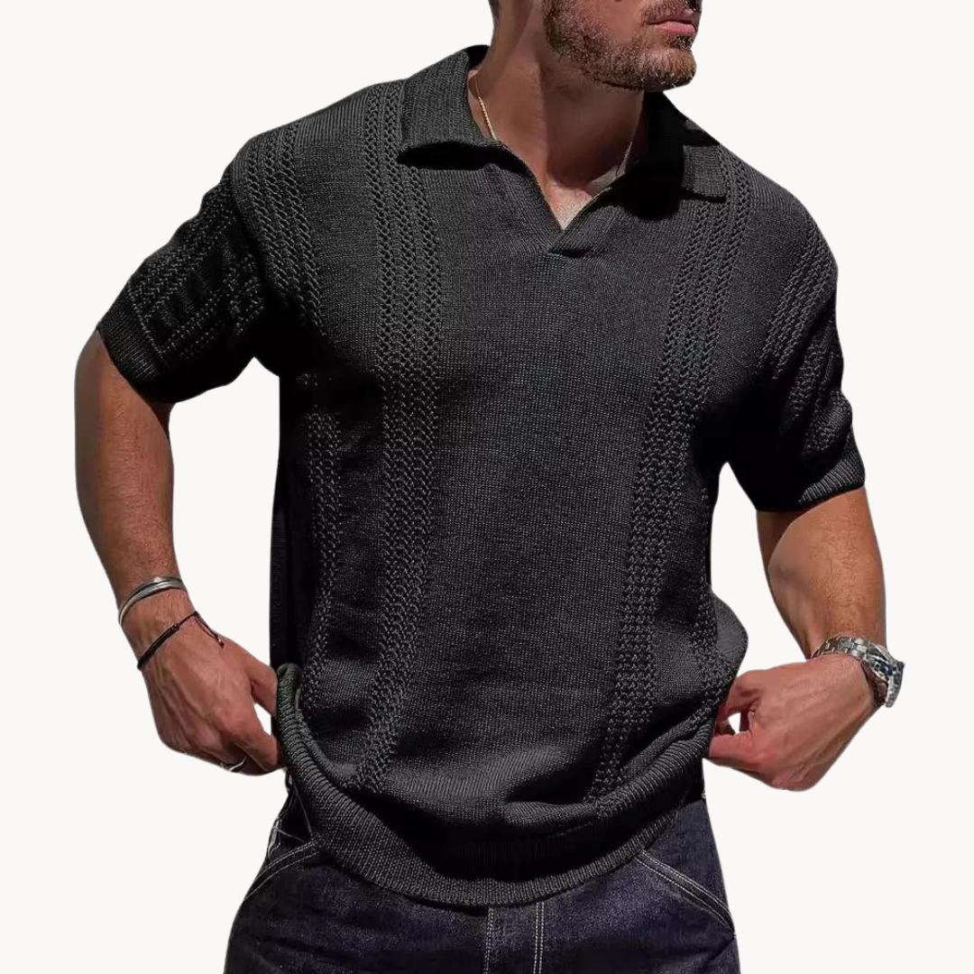 Elton | Knit Polo | Breathable Fabric | Moisture Control | Comfortable Fit 2