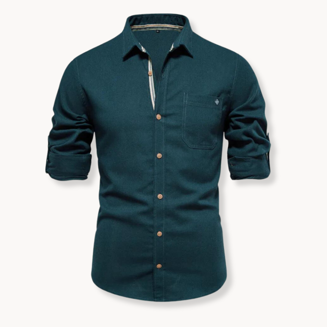 Ethan | Breathable Blouse | Easy Movement | Button Front 0