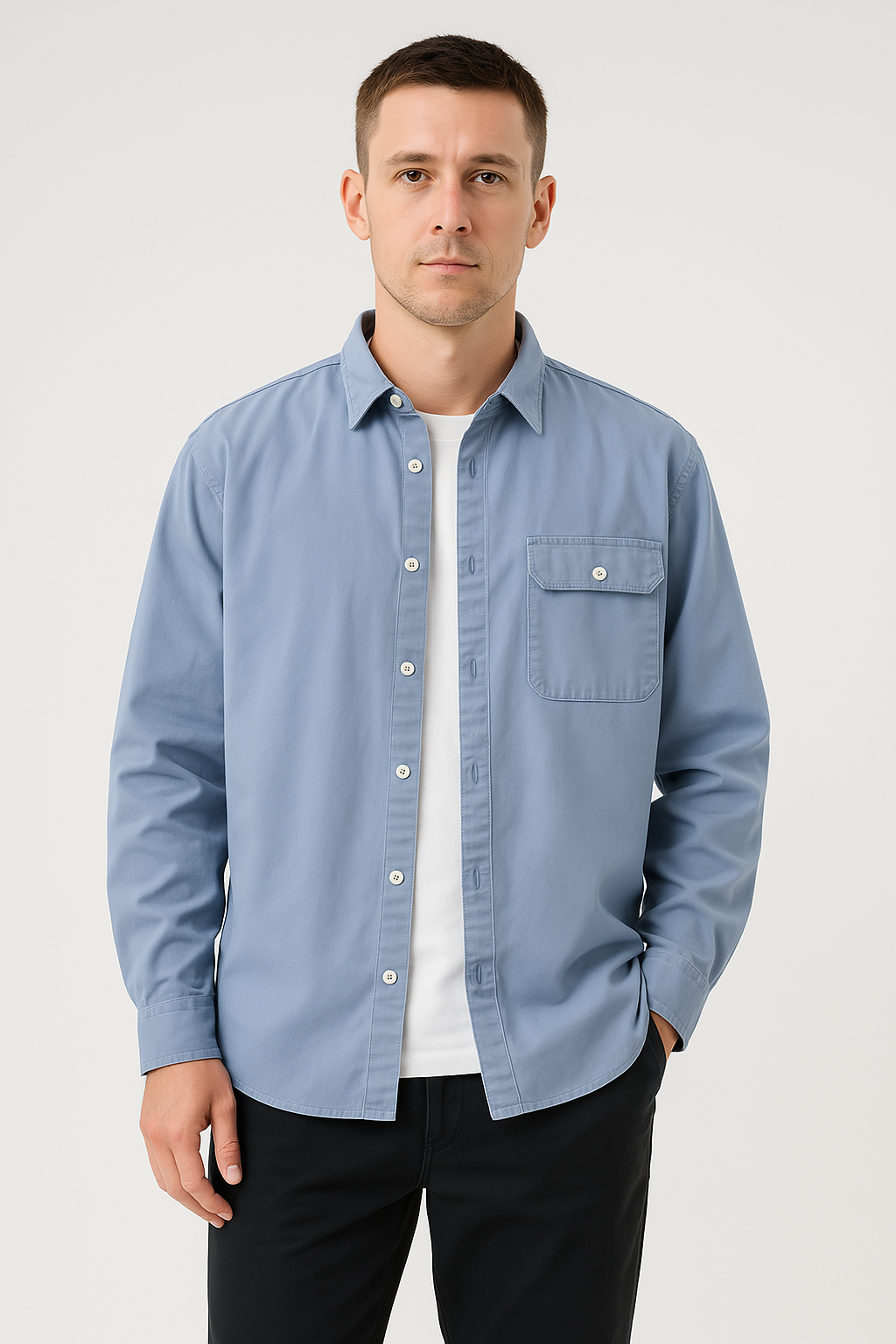 Ethan | Breathable Button Down Shirt | Long Sleeve Casual Shirt | Relaxed Fit Top 3
