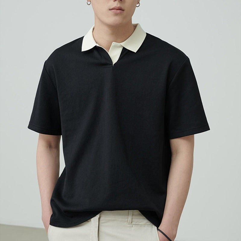Ethan | Breathable Polo Shirt | Comfortable Fit | Classic Knit Collar 0