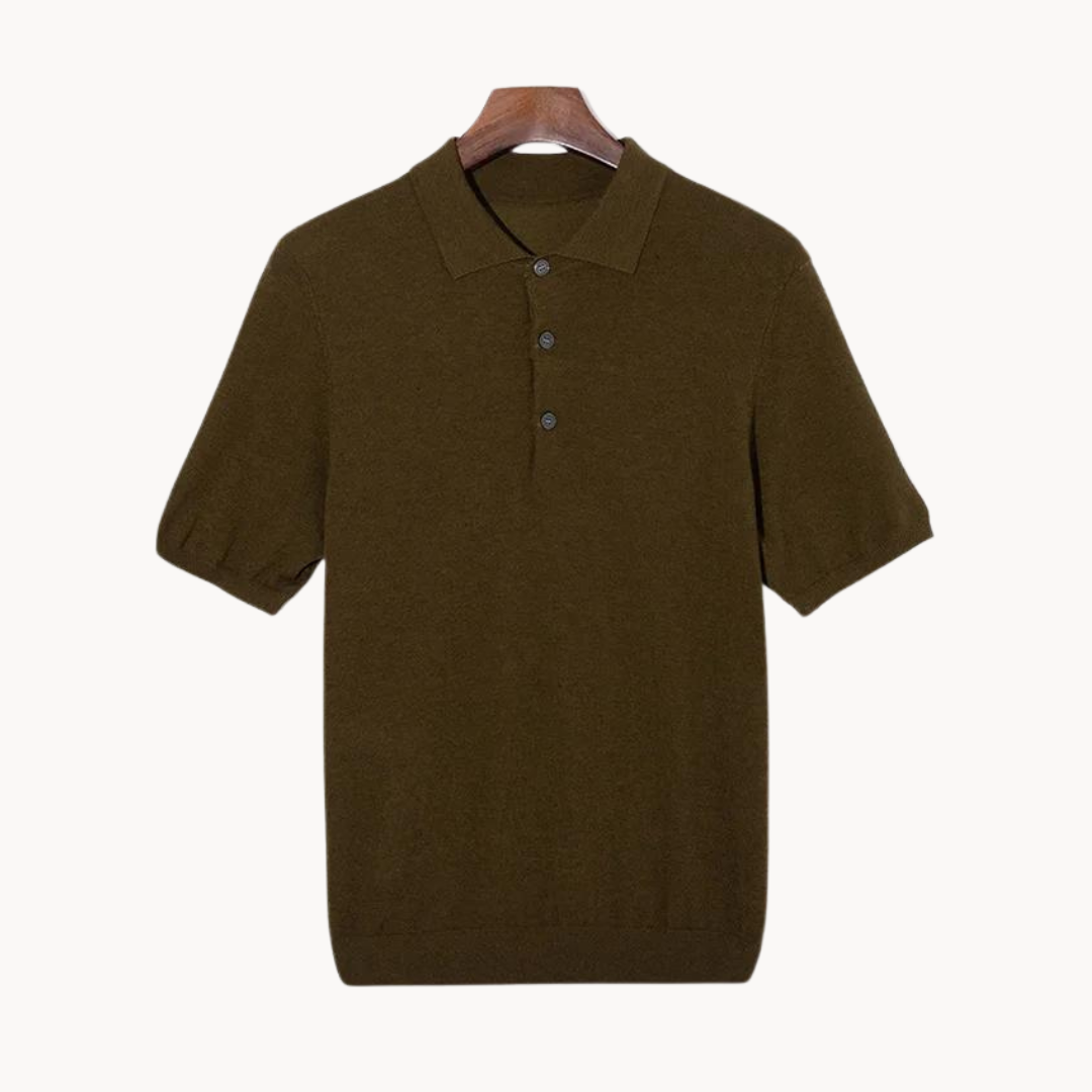 Ethan | Breathable Polo Shirt | Lightweight Fabric | Natural-Fiber Blend 0