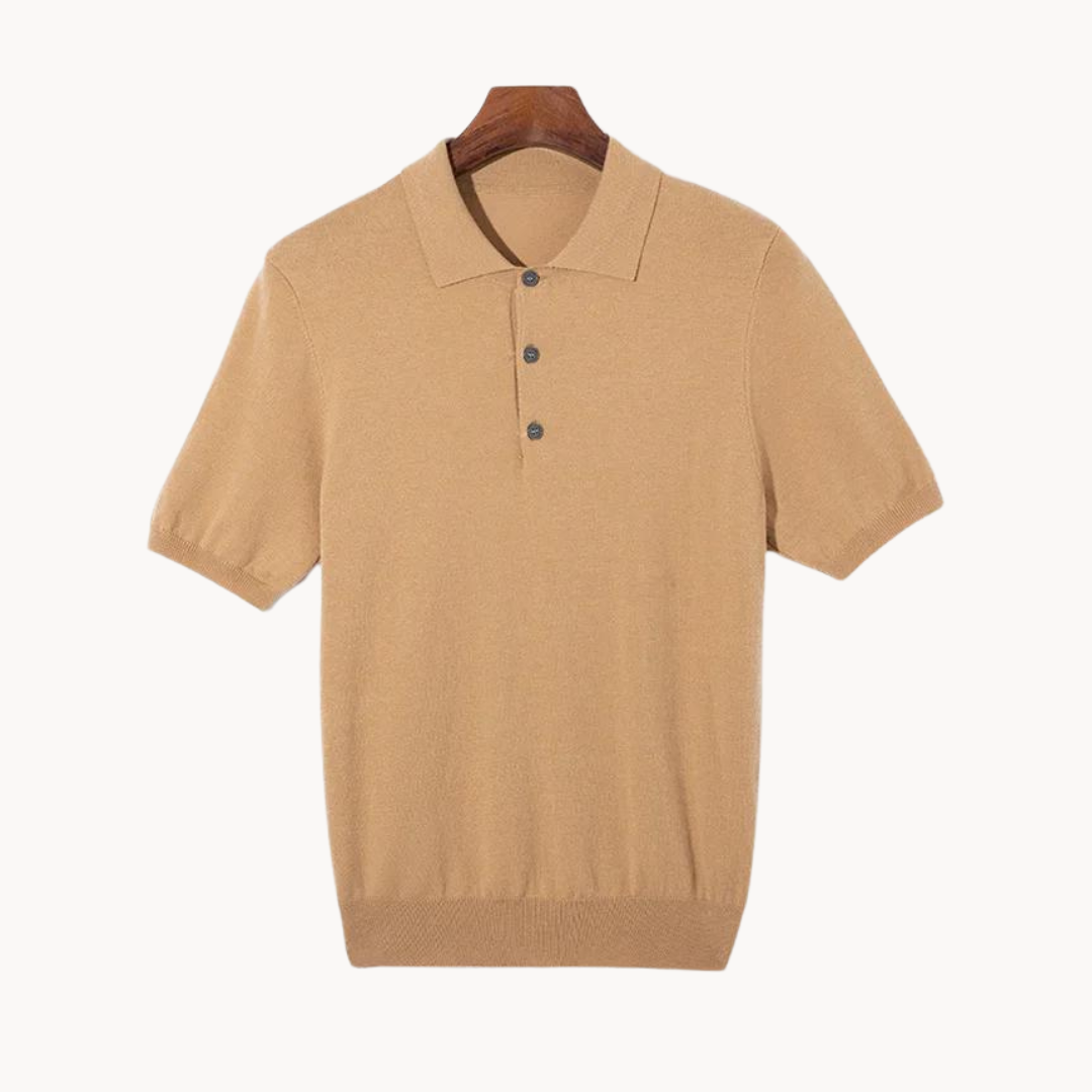 Ethan | Breathable Polo Shirt | Lightweight Fabric | Natural-Fiber Blend 3
