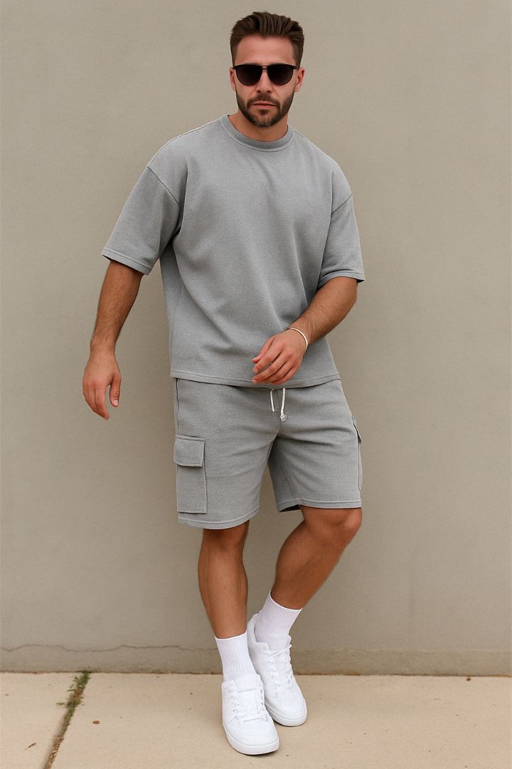 Ethan | Breathable T-Shirt | Comfortable Shorts | Adjustable Waistband 0