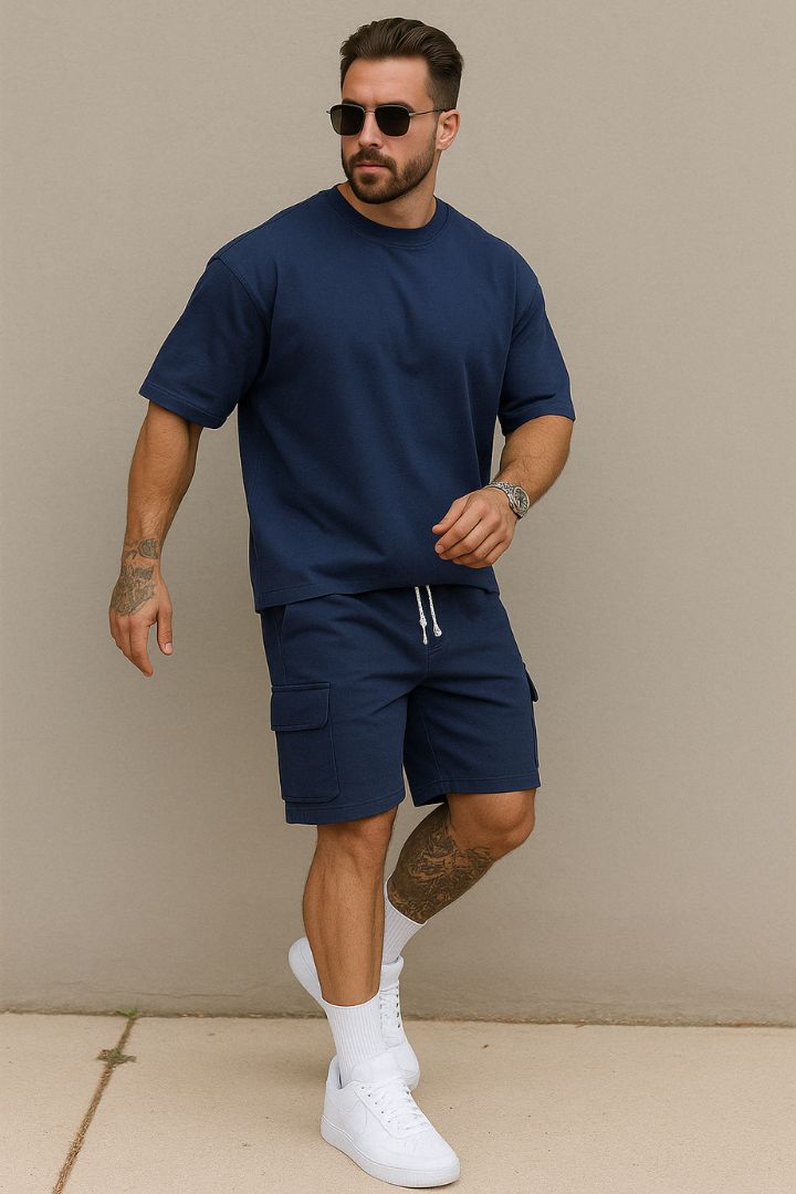 Ethan | Breathable T-Shirt | Comfortable Shorts | Adjustable Waistband 1