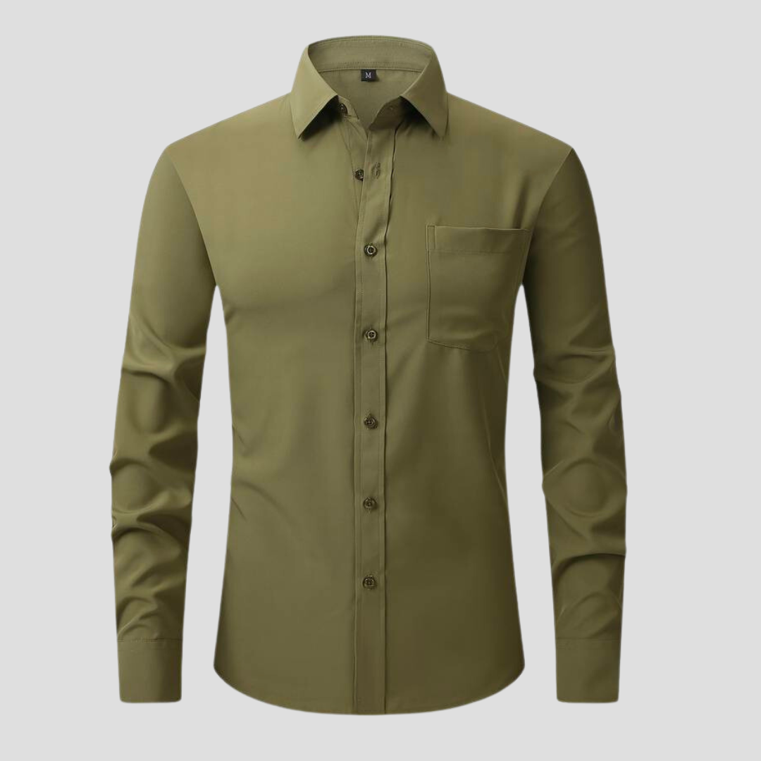 Ethan | Business Dress Shirt | Wrinkle-Resistant Fabric | Easy-Care Design 7