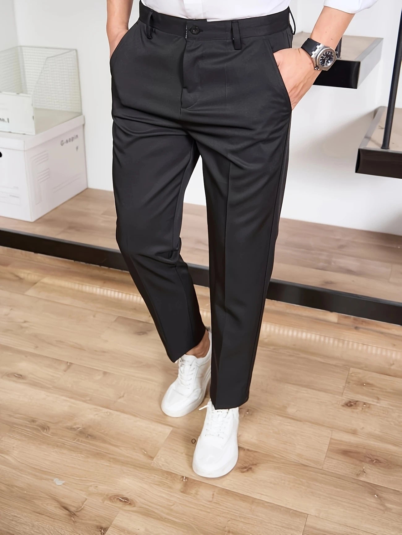 Ethan | Business Trousers | Loose Fit Trousers | Comfortable Movement Trousers 1