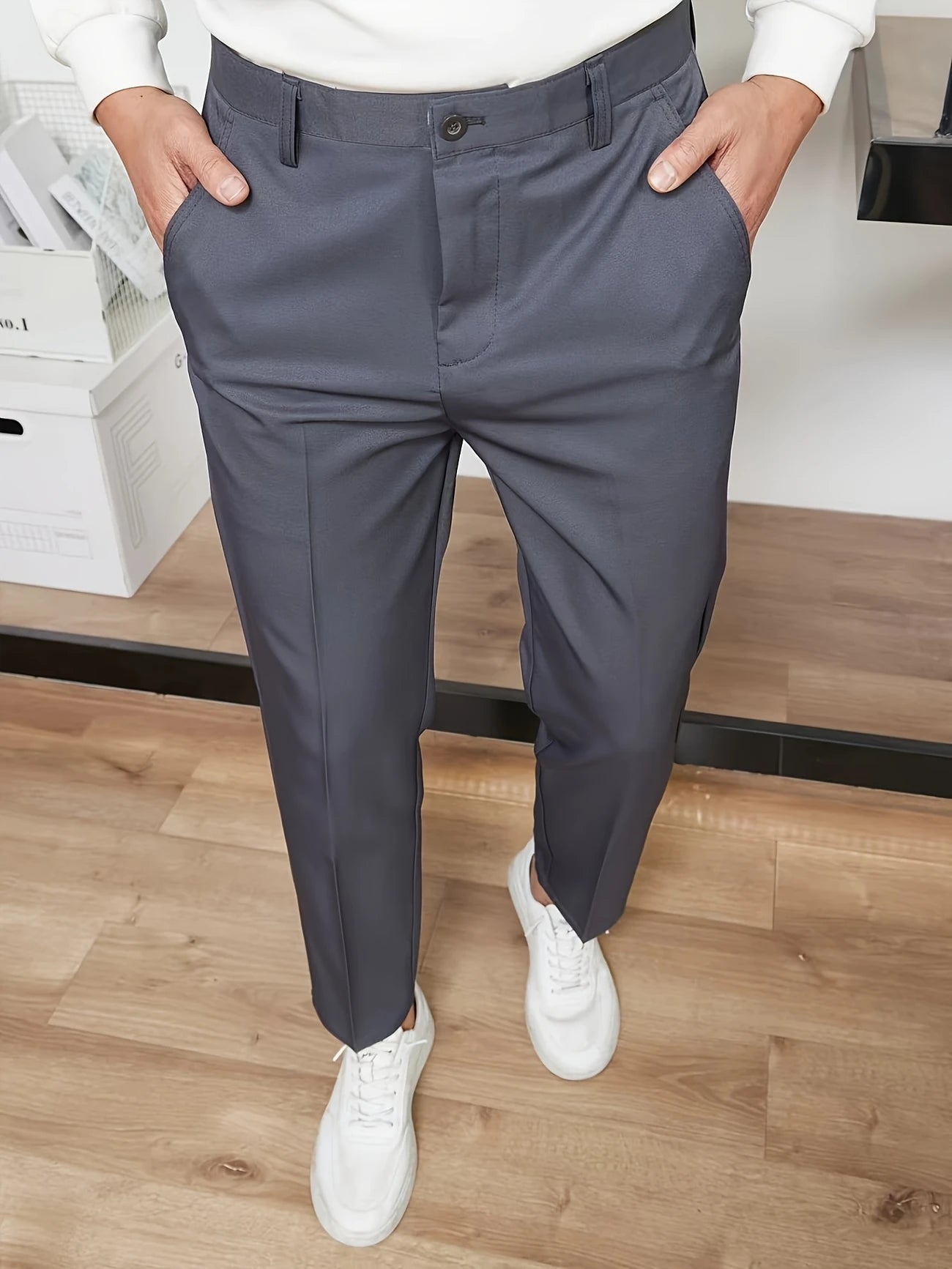 Ethan | Business Trousers | Loose Fit Trousers | Comfortable Movement Trousers 3