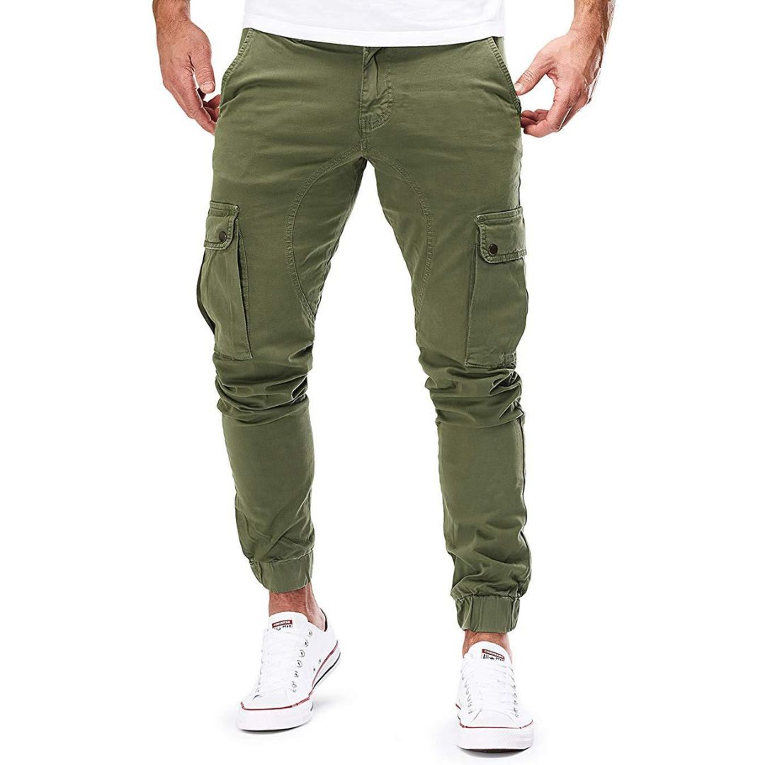 Ethan | Cargo Pants | Durable Blend | Sporty Cut | Secure Pockets 0