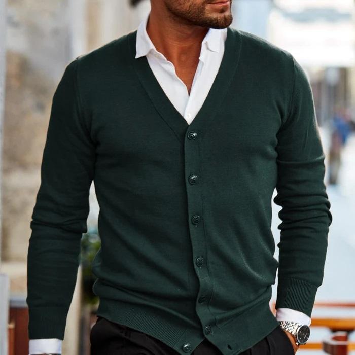 Ethan | Casual Cardigan | V-Neck Design | Stylish Men's Wear 2