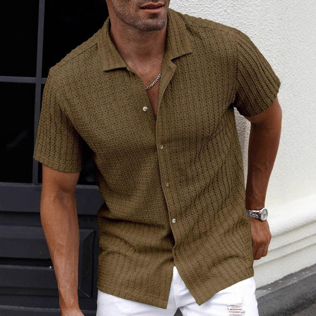 Ethan | Casual Short Sleeve Shirt | Slim Fit Shirt | Lightweight Fabric 1