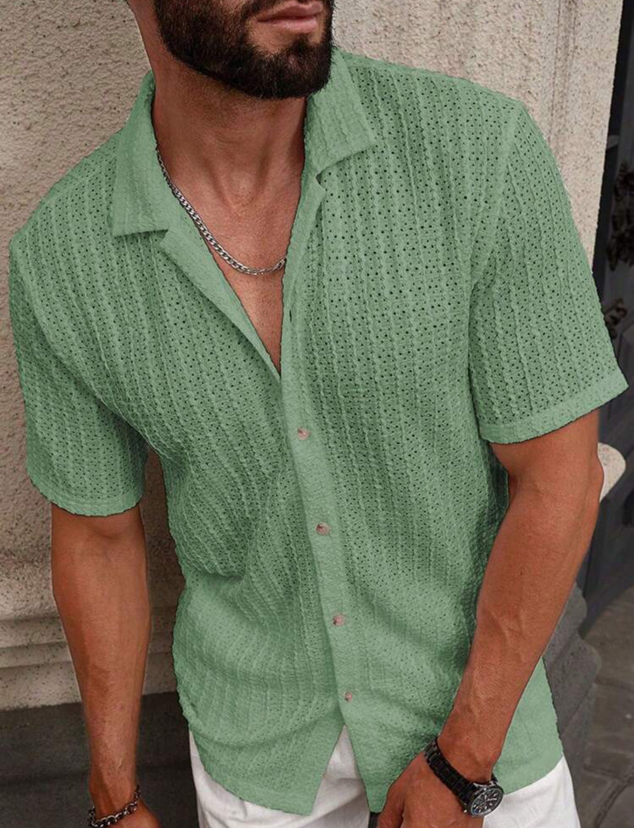 Ethan | Casual Short Sleeve Shirt | Slim Fit Shirt | Lightweight Fabric 9