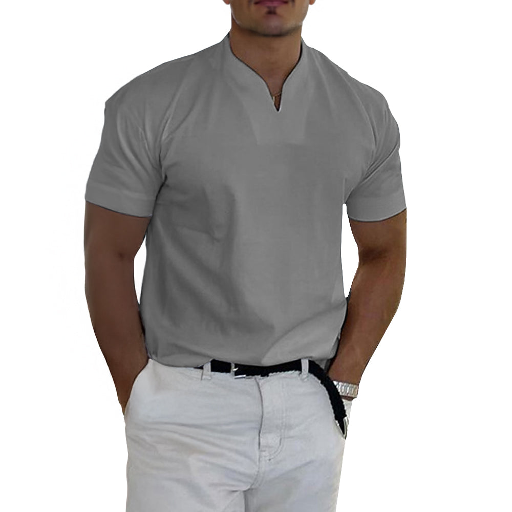 Ethan | Collarless Shirt | Breathable Fabric | Modern Fit 3