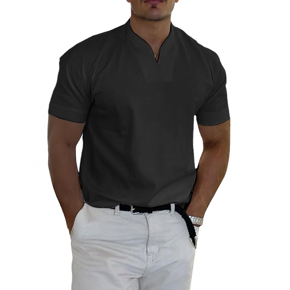 Ethan | Collarless Shirt | Breathable Fabric | Modern Fit 4