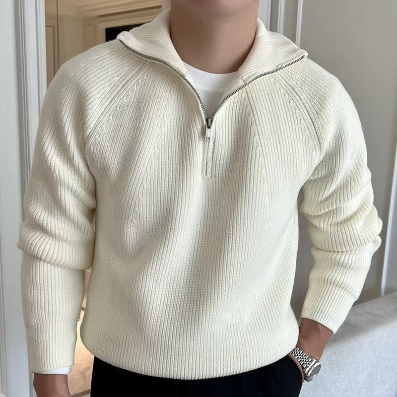 Ethan | Cotton Sweater | Quarter-Zip Style | Breathable Fabric 1