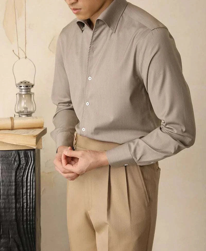 Ethan | Dress Shirt | Streamlined Fit | Polyester Blend 3