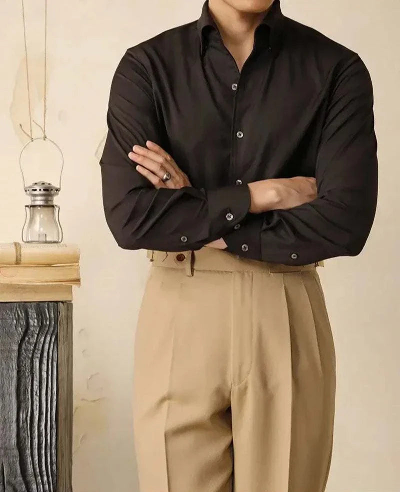 Ethan | Dress Shirt | Streamlined Fit | Polyester Blend 6