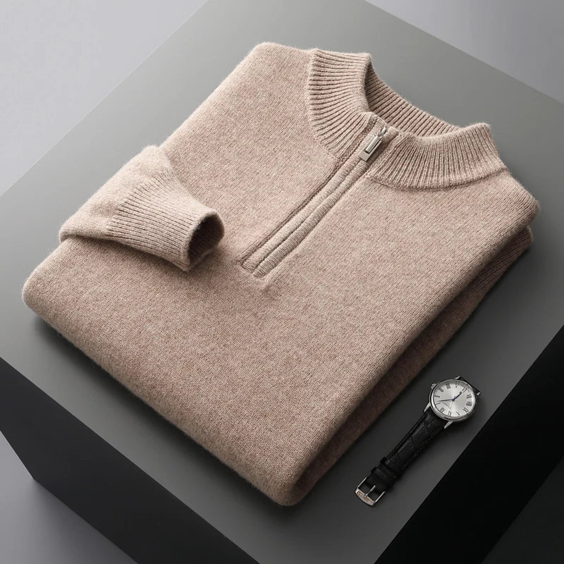 Ethan | Half-Zip Sweater | Comfortable Sweater | Stylish Knitwear | Premium Quality 1