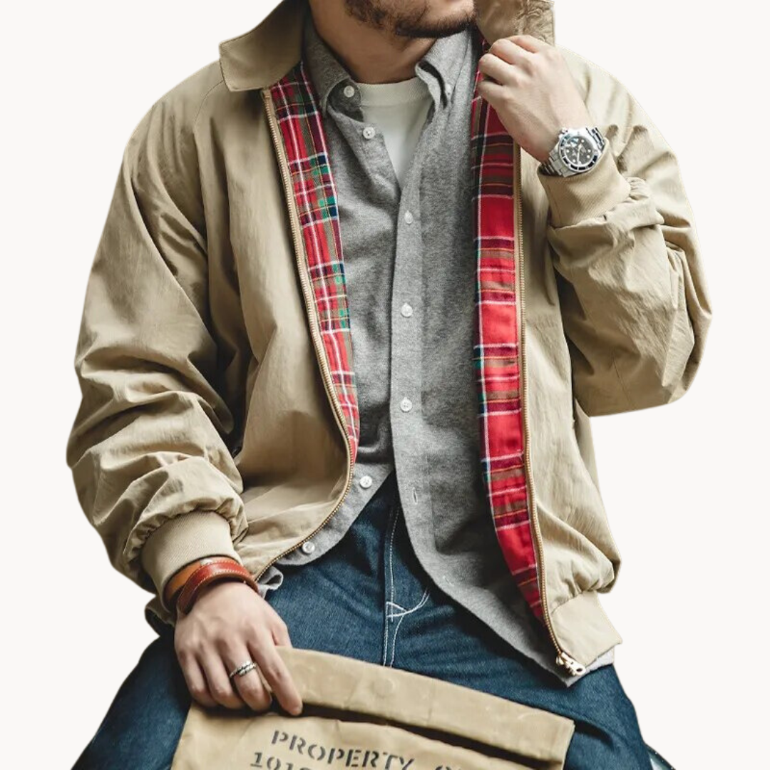 Ethan | Harrington Jacket | Premium Cotton | Lightweight Outerwear 2
