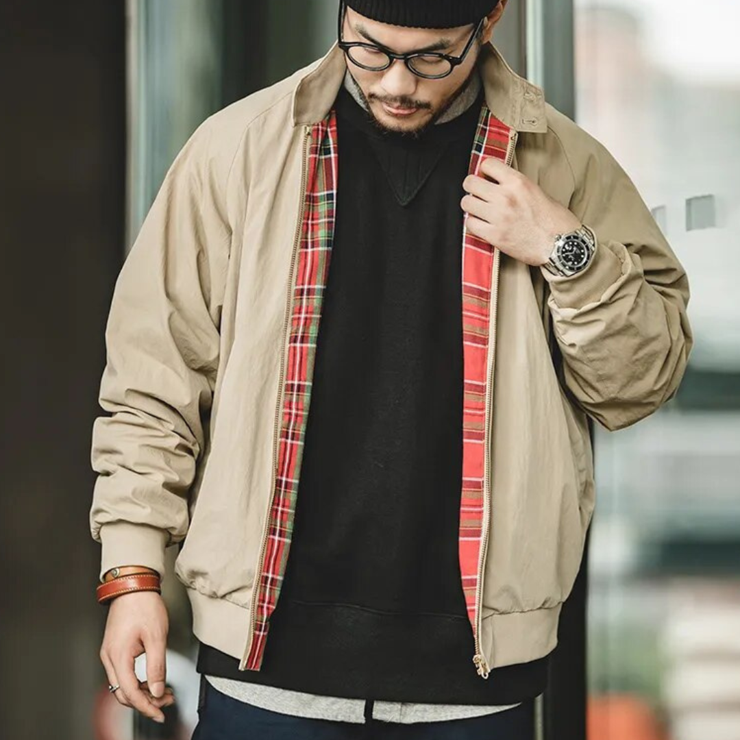 Ethan | Harrington Jacket | Premium Cotton | Lightweight Outerwear 3