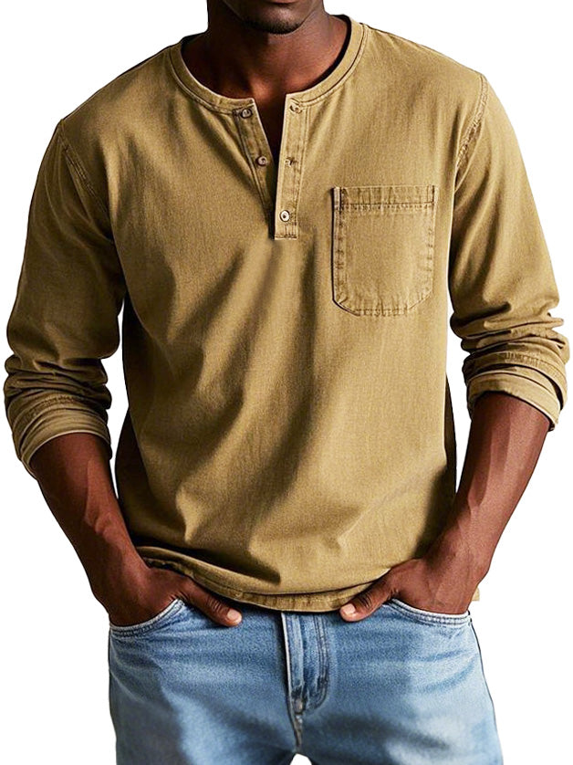 Ethan | Henley Shirt | Tailored Fit | Lightweight Fabric 4