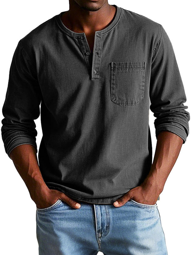 Ethan | Henley Shirt | Tailored Fit | Lightweight Fabric 7
