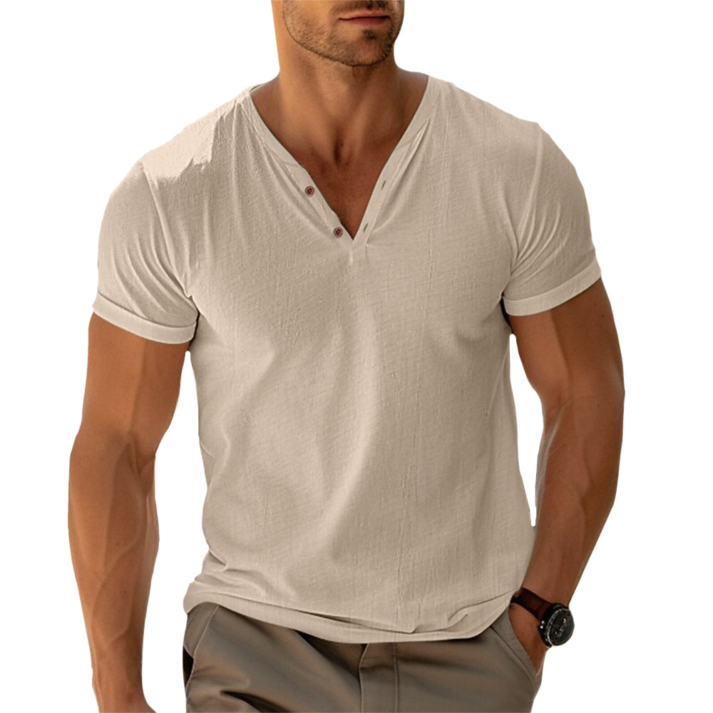 Ethan | Henley Shirt | Tailored Fit | Soft Fabric Blend 2
