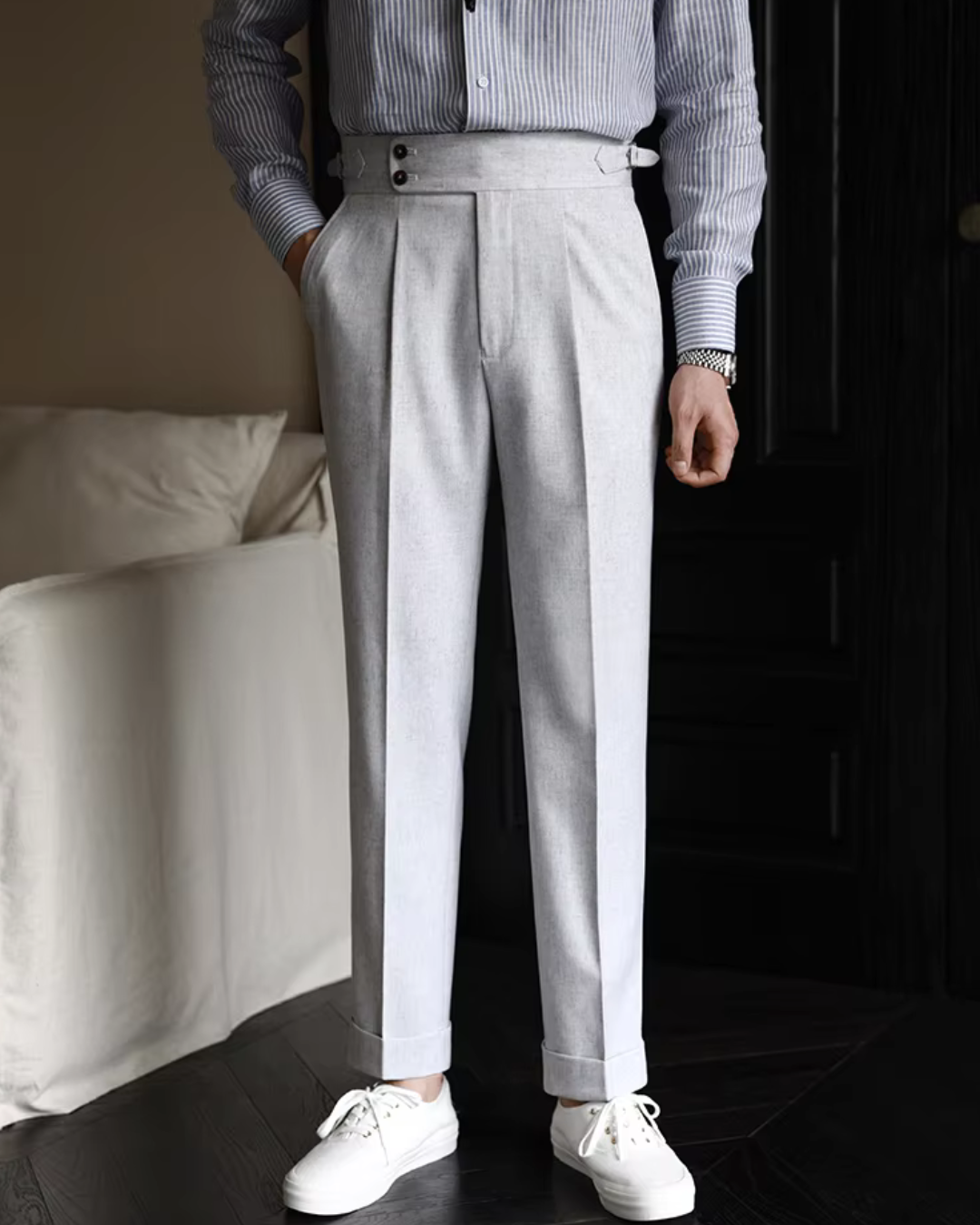 Ethan | High Waist Pants | Structured Shape | Vintage Style 3