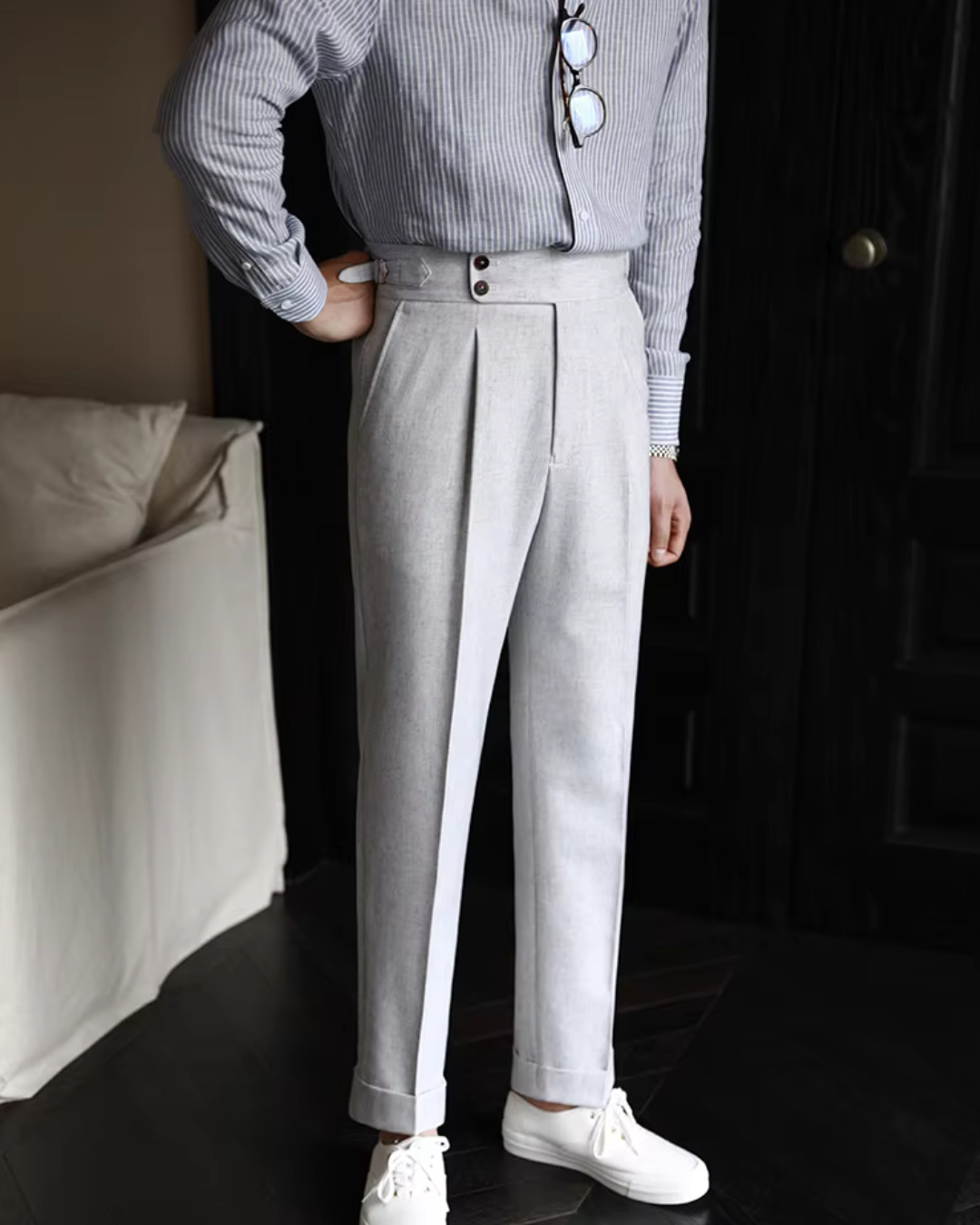 Ethan | High Waist Pants | Structured Shape | Vintage Style 7